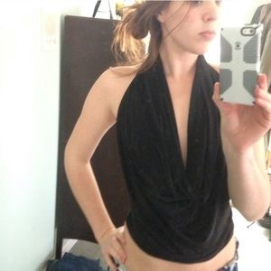 ⭐️Black Backless Top